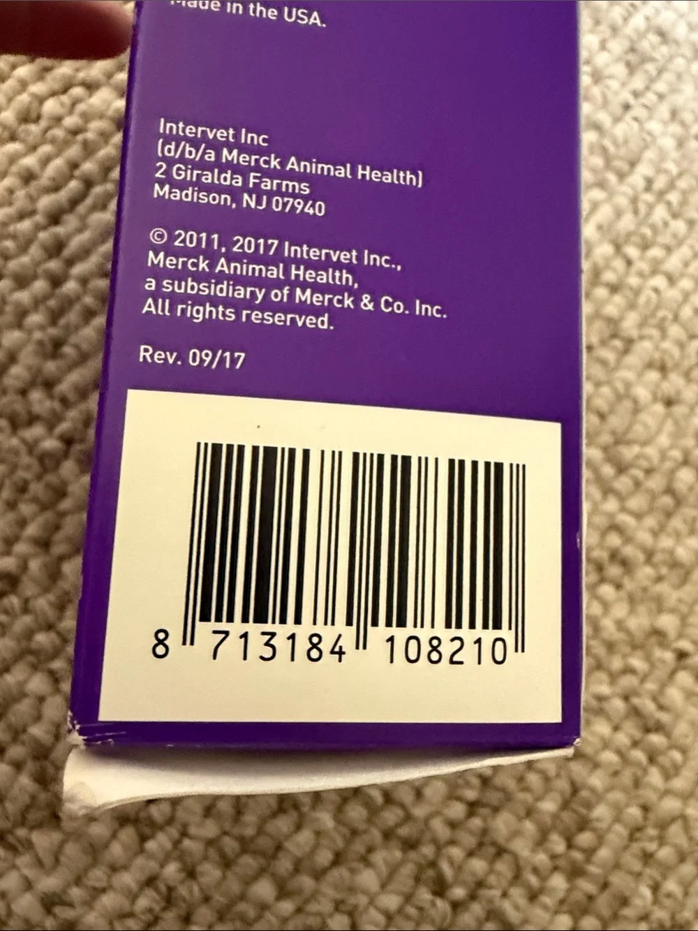 Merck topical flea